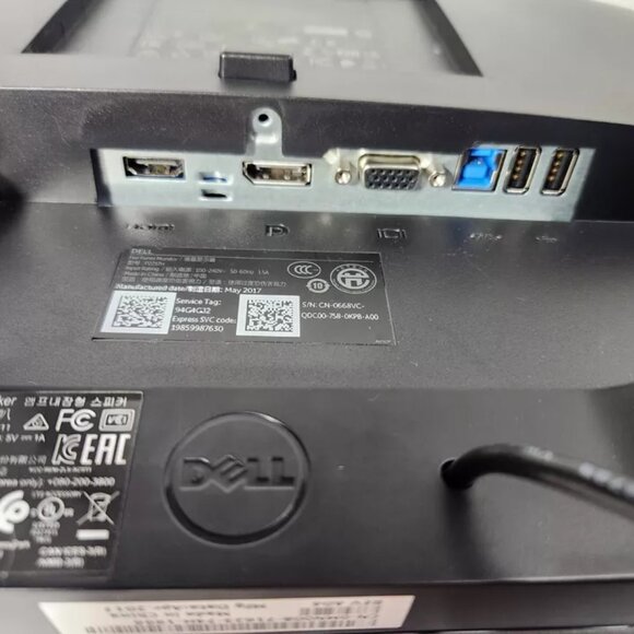 Dell Professional P2217H 22" IPS LED Monitor HDMI DP 1920 x 1080 Speaker Bar - Picture 8 of 11